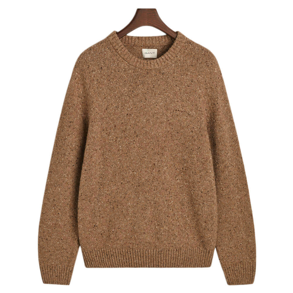 GANT Wool Nepps Crew Neck Sweater